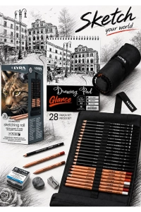 Lyra Rulo Rembrandt 24'lü Sketching / A5 Eskiz Defteri 120 gr 50 Yp Eskiz Set